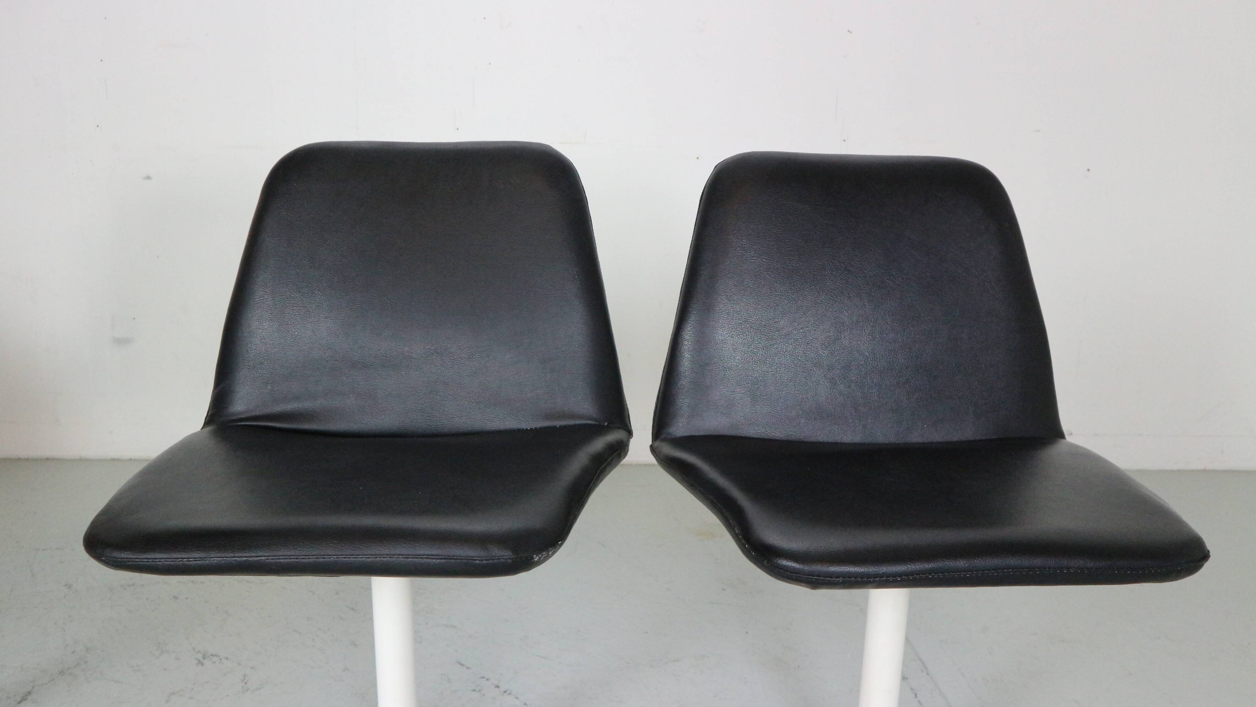 Scandinavian Modern Set Of 4 Dinning Chairs By Börje Johanson Vinga, Sweden 1970