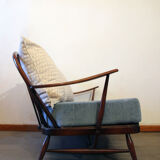 Ercol blue pastel sofa