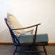 Ercol blue pastel sofa