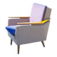 Vintage italian armchair bomrang armrest
