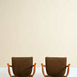Paire de chaises scandinaves