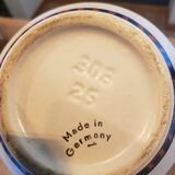 Vintage Dumler and Breiden vase with leaf pattern