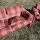 3-seater sofa and 2 armchairs Cassina Maralunga by Vico Magistretti