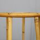 Mid-century European rattan accessories set with tables and magazine racks, 1960s