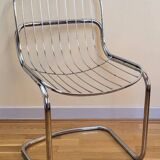 Chrome metal chair