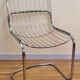 Chaise métal chromé