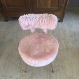Vintage pink soft chair 1970s