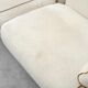 Vintage 2-seater sofa in beige and brown fabric, 1970s modernist
