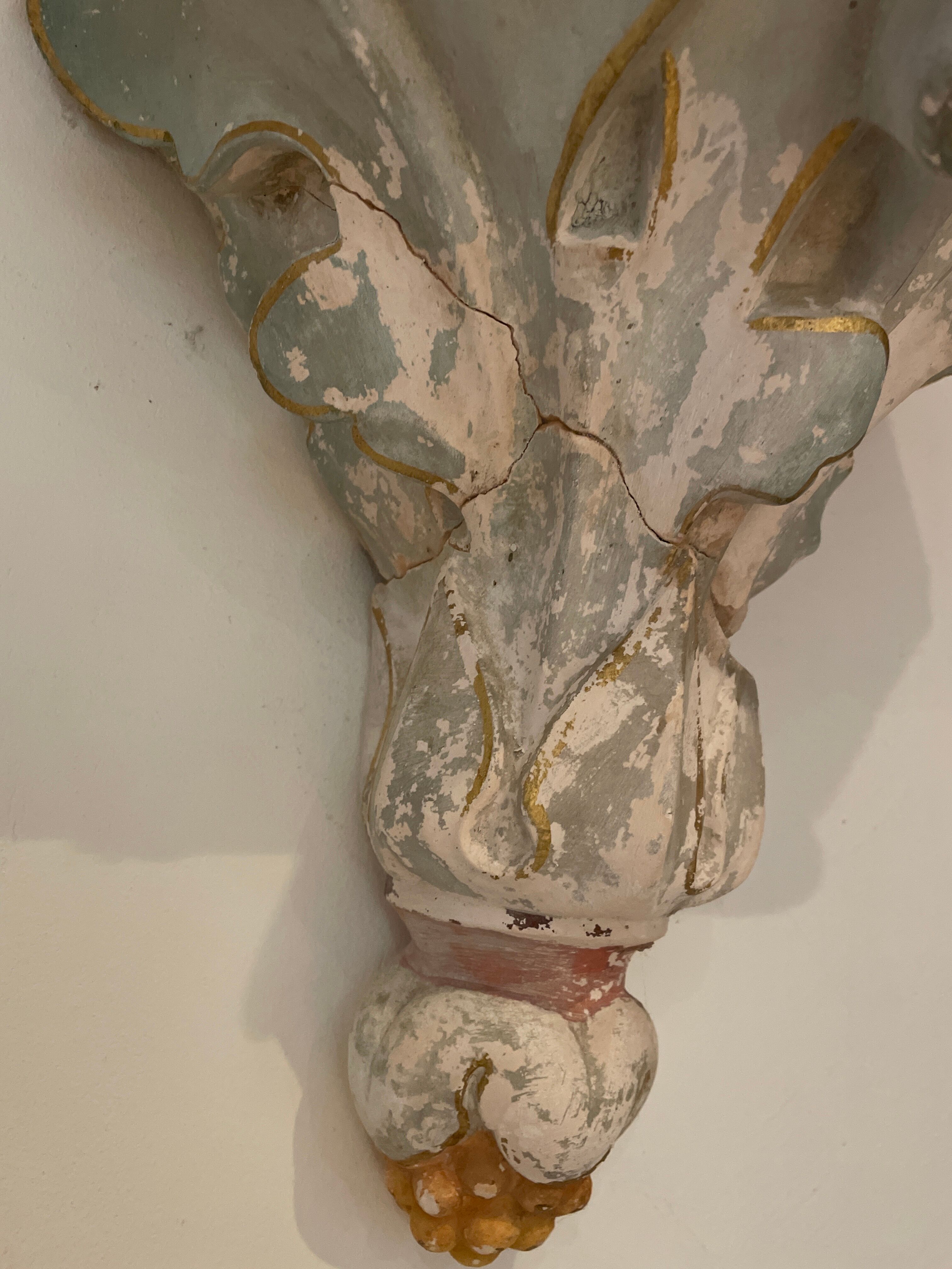 Plaster wall console