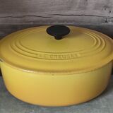 Le Creuset Yellow Oval Casserole
