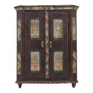 Armoire de mariée peinte - rustique
