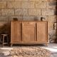 Large Art Deco oak buffet – Chevron veneer