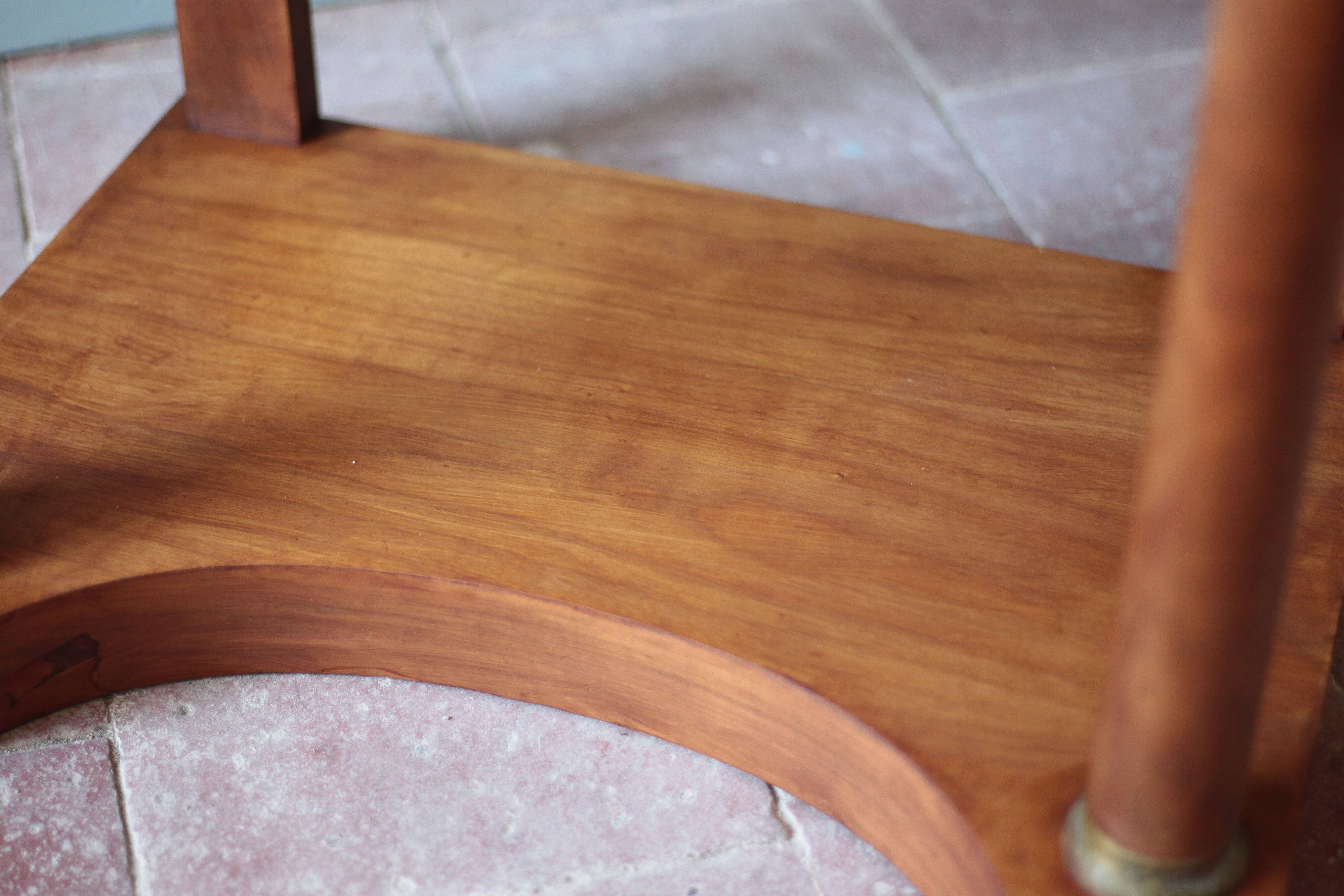 Bedside table or console in Empire style, drawer unit, end table.