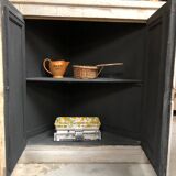 Old weathered corner workshop furniture