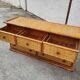 Vintage maugrion rattan 7-drawer chest of drawers