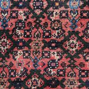 Handmade persian rug, red wool runner rug- 75x387cm