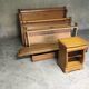 Solid oak bed