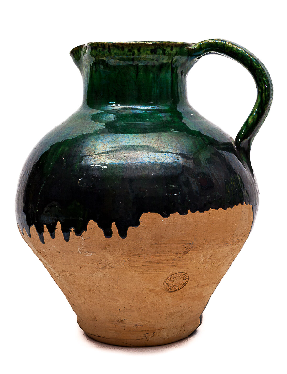 Vintage terracotta jug, 1960