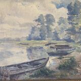 Signed landscape from 1925