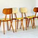 Chaises de bistrot par Ton, années 1950