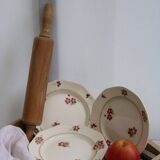 Set of 6 ceramic dessert plates