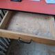 Bureau vintage Baumann à pieds compas