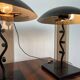 Pair of Big Design mid century Table Lamps by Kamenicky Senov, 1980s