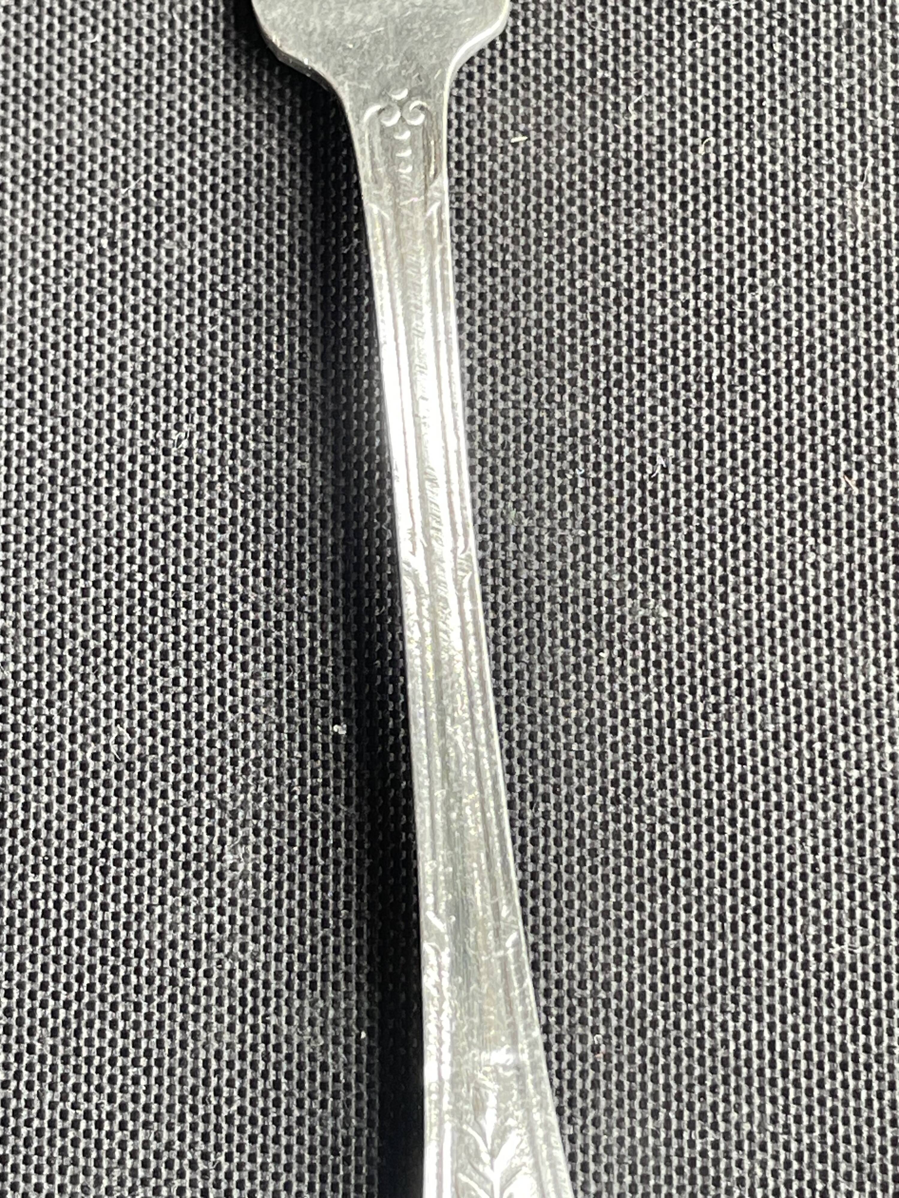12 Forks with 2 tines – Silver plated