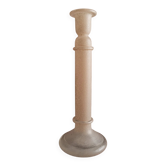 Bougeoir en verre Scavo rose de Murano - porte-bougie italien classique des années 1970, fait à la main