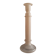 Murano pink Scavo glass candlestick - classic 1970s Italian candle holder, hand-made
