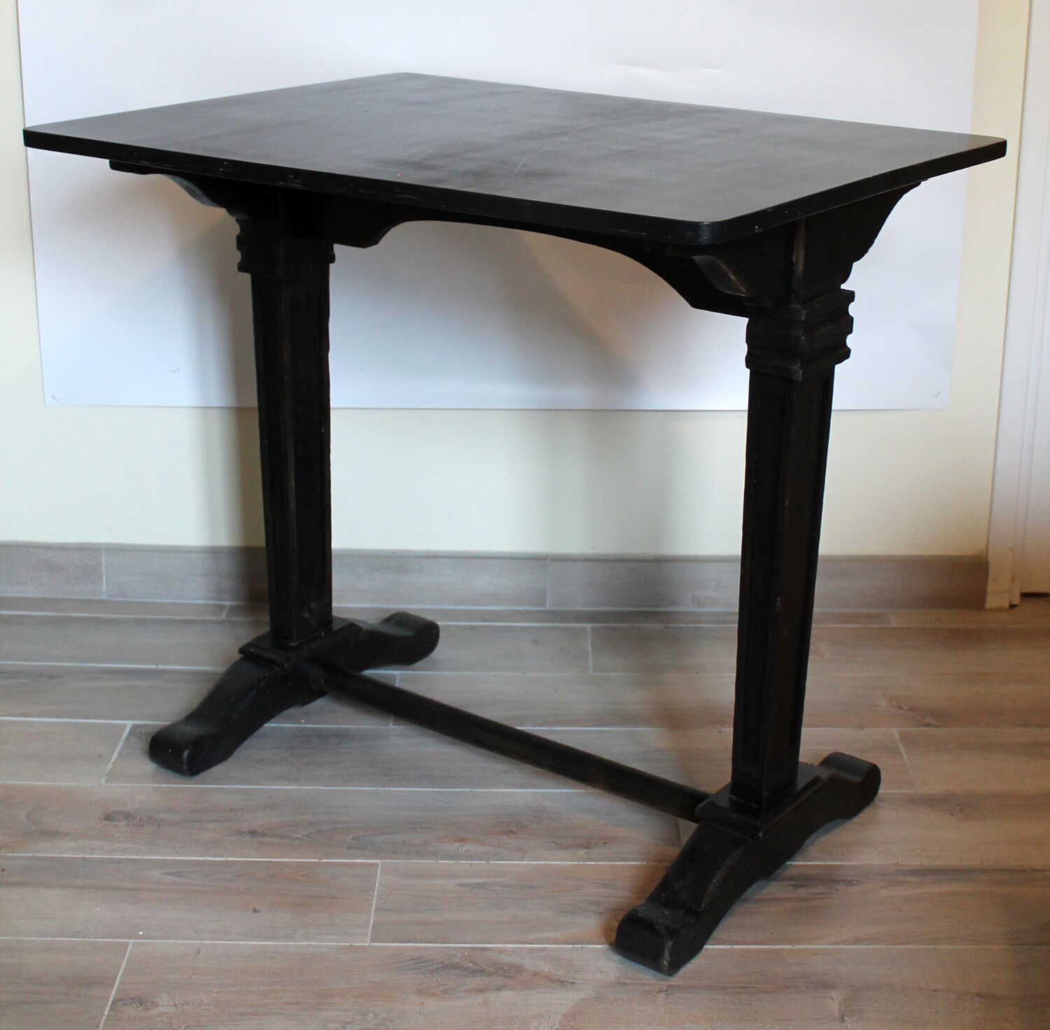 Black bistro table