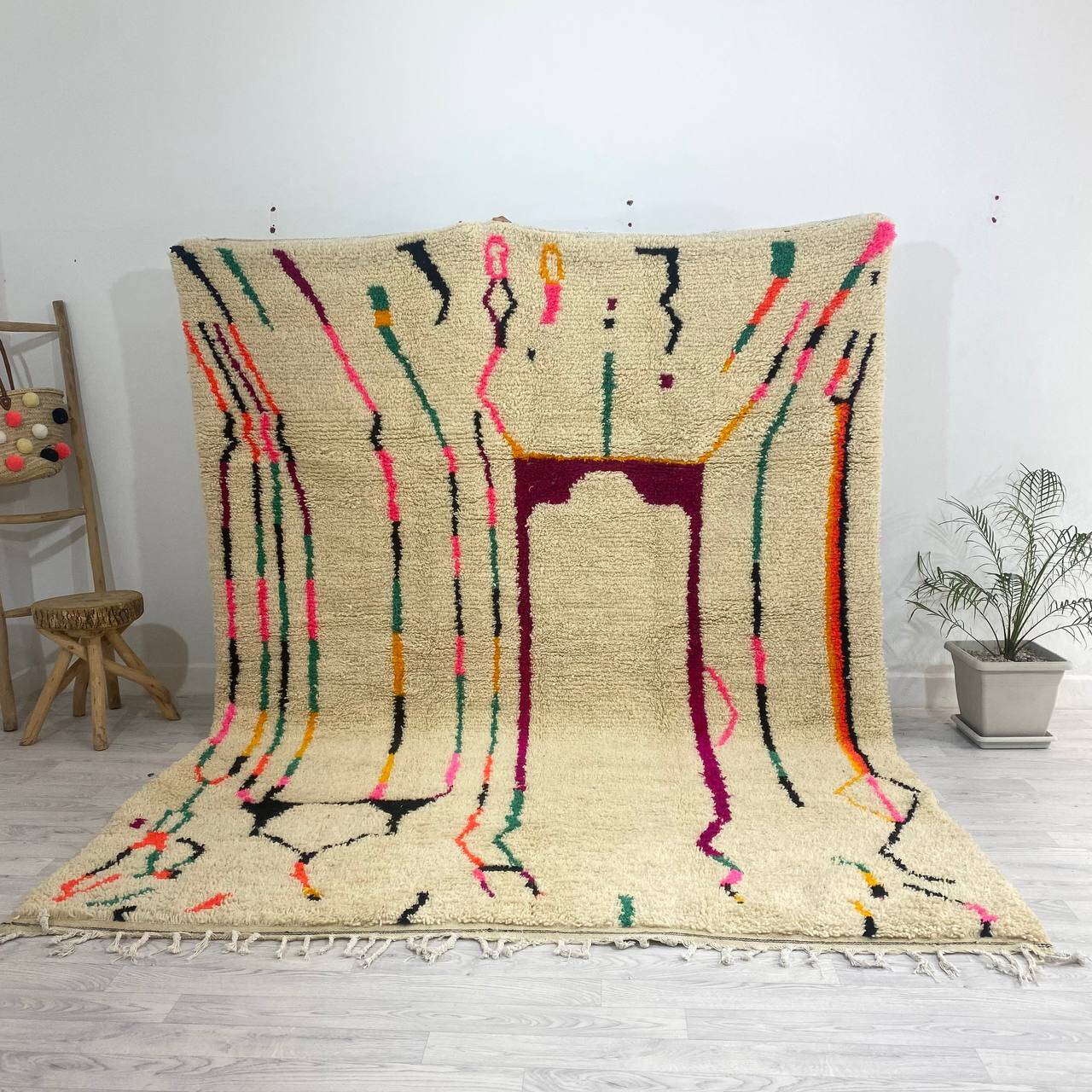 Tapis berbère en laine fait main300 x 230 cm