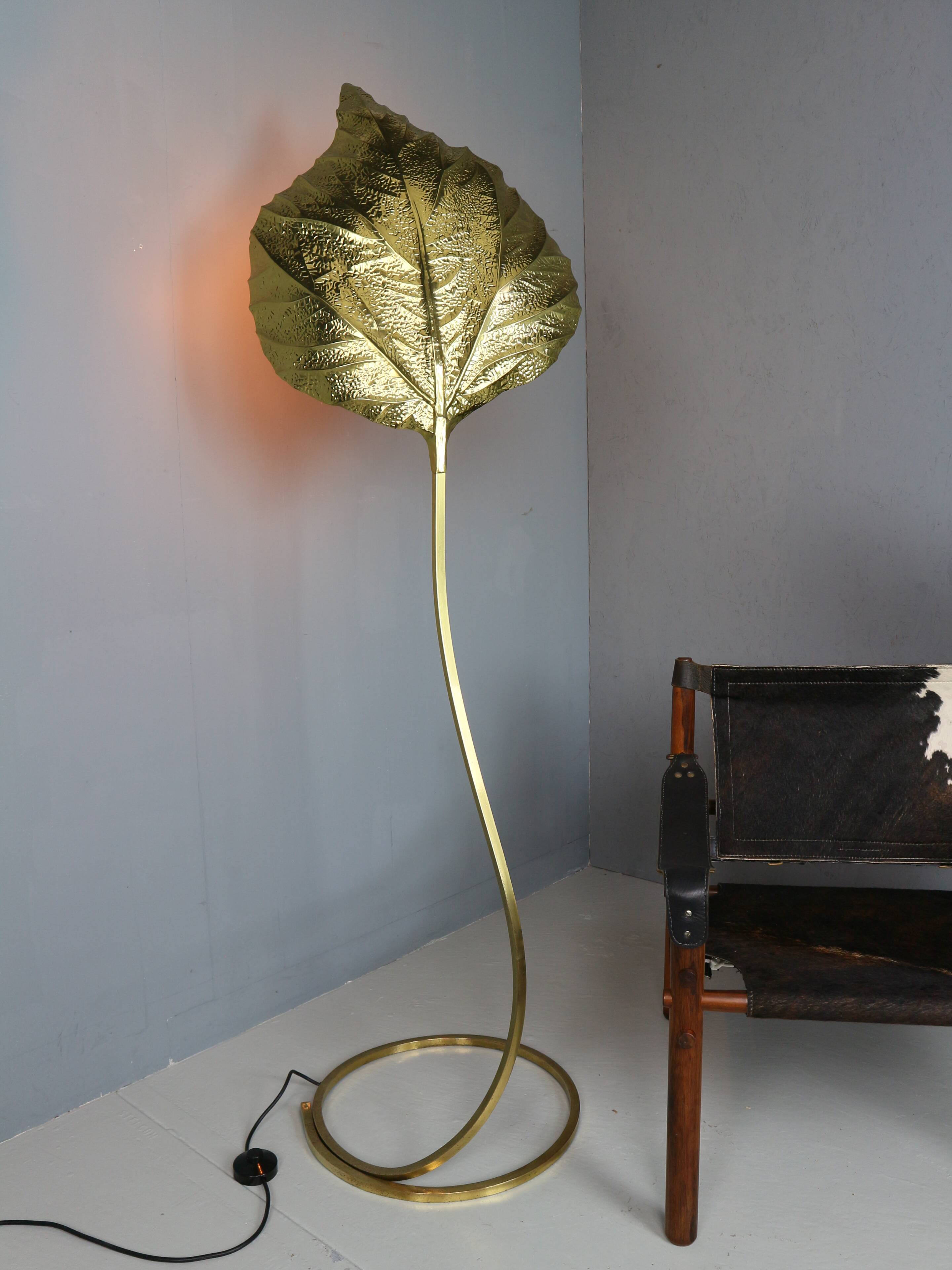 Tommaso Barbi "Rhubarb" floor lamp by Bottega Gadda Italy, 1970
