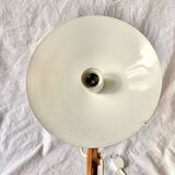 Vintage yellow accordion lamp