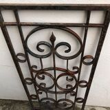 Wrought iron door grille