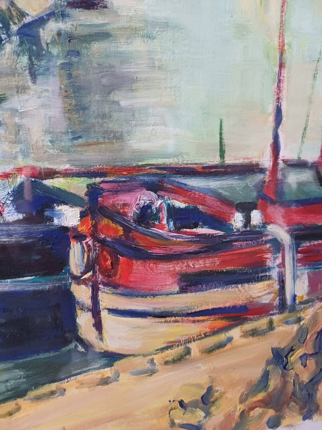 Painting on paper, Parisian landscape