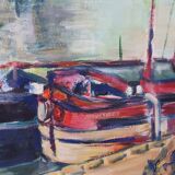 Painting on paper, Parisian landscape