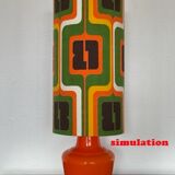 Lampshade Robin H40 D20 fabric 1970