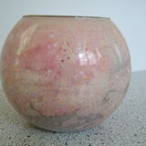 Vase boule en verre laqué Jean-Noël Bouillet