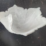 Frosted blown glass bowl from "Creazioni Silvestri Arte Murano