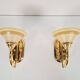 Art Nouveau Regency Brass Wall Lamps by Bejorama Lighting, Spain, 1970s, Set of 2