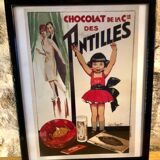 Chocolate and Co. poster from the Antilles