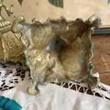 Pair of antique bronze candlesticks