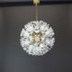Brass chandelier with pendants Starburst by Emil Stejnar, Austria, 1960s