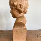 Bust child Henri Bargas