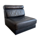 De sede 'ds-77' sofa bed in black leather, 1-seater module