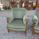 Fauteuils bergère style LOUIS XV en velours