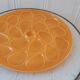 Seafood dish / oysters Salins orange-yellow 60s-70s