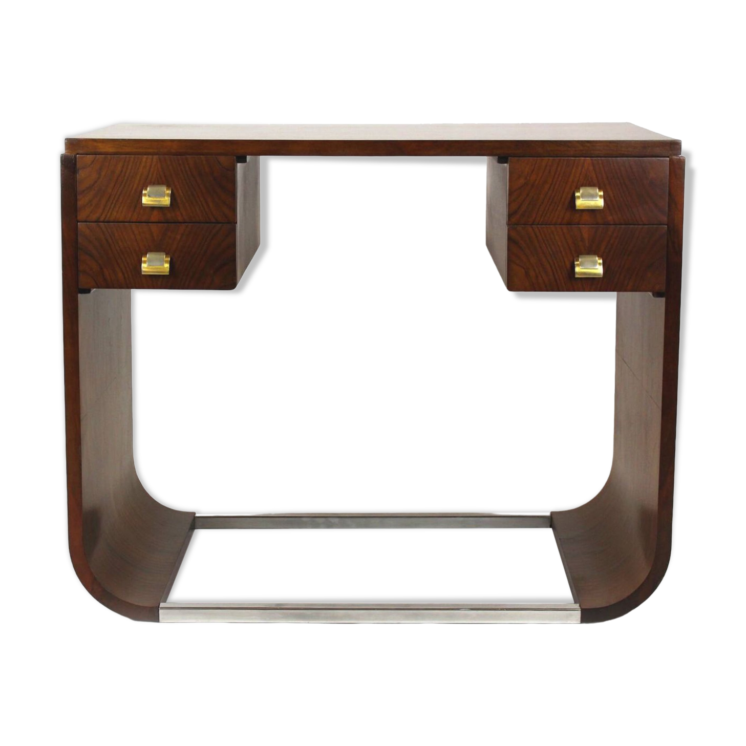 Art Deco Bentwood Desk, 1940s