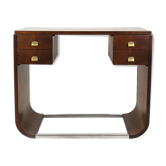 Art Deco Bentwood Desk, 1940s